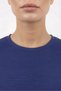 Women's Navy Blue Cotton Single Jersey Fabric Crew Neck Regular Fit Three Quarter Sleeve Skirt Slit Tunic - 5