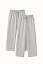 2-Pack/Set Unisex Men'S/Women's Regular Fit/Comfortable Cut/Molded Multi-Color Pipe/Straight Leg Sweatpants