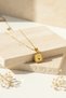 Stylish Yellow Color Heart Detailed Square Tip Steel Necklace - for Everyday and Special Occasions - 3