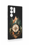 Samsung S22 Ultra Compatible Compass Forest Pattern Silicone Case - 3