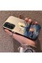 Samsung Galaxy A15 Compatible Silicone Edge Hard Back Case Couple Phone Case Tower Patterned - 2