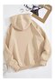 Unisex Hooded Sweatshirt with Bear Print and Relaxed Fit - 2