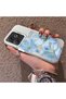 Realme C61 Compatible Silicone Edge Hard Back Case Couple Phone Case with Floral Pattern - 2