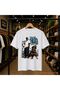 Keep My City Printed 100% Cotton Oversize Loose Regular Fit Crew Neck T-Shirt