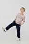 Boy's Printed Yellow Long Sleeve Tracksuit Set Us2608-C-V2 - 4