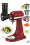 KitchenAid Stand Mixer Slicer Shredder, 4 Blades: Cheese Grater, Veggie Chopper, Food Slicer - 8