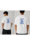 Lost but Free Printed Short Sleeve Crew Neck Oversize T-Shirt - 2