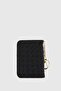Wowen Weave Leather Charm Card Holder Black - 5