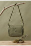 Women's Klinkır 100% Vegan Soft Waterproof Fabric Imported Crossbody Bag with Shoulder Strap