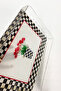 Patterned Plexiglass Tray for Serving and Presenting with Transparent Handles 35cm X 25 cm - 3