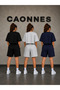 3-Piece Shorts for Women (Black-Grey-Navy Blue) Oversize Summer Shorts - Comfortable Fit Above the Knee Summer Product Anti-Sweat - 2