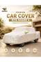 Waterproof UV Resistant Full Car Cover for BYD Shark 6 - All Weather Dustproof Sun Protection Outdoor Cover, Silver