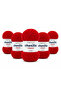 Chenille Velvet Yarn (Chenille Classic) Amigurumi Yarn - 5 Yumak - 543 Flag Red