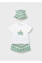 Baby Boy 3-Piece Striped Hat and Shorts Set 1276