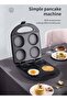 4 Slot Electric Arepa Maker with Non-Stick Plate & Temperature Control,Electric Crepe Maker Multi-Function Breakfast Machine - 2