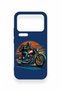 Mi 17 Pro Max Compatible Moto Rider Patterned Silicone Case - 2