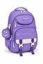 4-Piece Tsylon Fabric Waterproof Primary School Bag Set with Lunch Bag, Pen Holder and Accessory Bag - 6