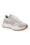 Women's Sneaker Daily Stoned Thick Sole Cushioned Lace-Up Walking Shoes L083.83161