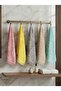 5-Piece 100% Cotton Fringed Microfiber Kitchen & Hand Towel Set (30X50) - Soft, Absorbent, Aesthetic