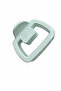 Mint Green Square Shaped Hair Clip - Stylish and Practical Hair Accessory