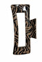 Zebra Pattern Large Size Hair Clip Stylish and Modern Hair Accessory for Women