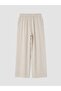 Lcw Modest Beige Modal Blend Women's Pleated Trousers - 7