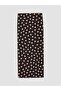 Lcw Vision Ecru Elastic Waist Gathered Skirt with Slits - 2