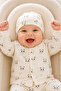 Panda Patterned Seasonal Cotton Newborn Baby Boy Hospital Discharge Bodysuit Set - 5