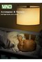 LED Floor Lamp 9W with 3 Color Temperatures Nordic Simplicity Eye-Protecting Standing Lamp with Linen lampshade - 6