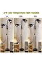Double Headed Industrial Style Floor Lamp 2201 Model, Adjustable Floor Reading Lamp, Dual-Purpose Table Lamp for Living Room, Bedroom and Office - 2