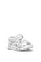 Elit 26Yasfrbmskv Booties Girls' Flat Sandals White - Silver - 3