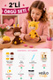 Knitting Set, 2-Piece Giraffe Amigurumi Knitting Kit, Pro Set Including All Materials - 3