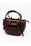 Women's Crossbody Hand and Shoulder Bag - 3-Compartment Zippered Snap Mini Bag 20X14 - 4