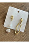 Asymmetrical Design Metal Style Earrings - 4