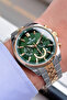 Men's Watch - Silver Gold- Steel Band - Water Resistant - All Functions Active - with Special Box Tw208C4 - 4