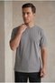 Men's Gray Color Summer's Favorite Comfortable Fit Oversize T-Shirt - 4