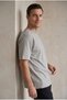 Men's Stone Color Summer Favorite Comfortable Fit Oversize T-Shirt - 2