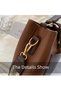 Women's Trendy and Fashionable Shoulder Bags, Ladies Versatile Tote Bag Handbag Clutch Bag Carrying Bag, Retro Large-capacity Bucket Bags Crossbody Bag Sling Bag Side Bag - 3