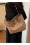 Women's Shoulder Tote Bag Faux Leather Handbag for Women Large Capacity Messenger Bag - 8