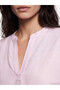 Original Open Collar Blouse with Embroidery Detail - 4