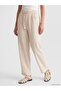 Two Mt Shop Quality Women's Linen Blend Pants with Elastic Waist - 2
