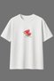Unisex Oversized T-Shirt Sweet Watermelon Printed Black / White - 5