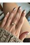 Gold Thin Shuttle Ring - 2