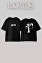 Eminem Slim Shady_11 Design Printed Unisex Oversize Black Tshirt