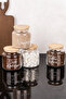 4-Piece 500 ml Coffee Set Jar with Bamboo Lid Turkish Coffee Sugar Filter Coffee Label Glass Jar Set - 3
