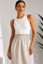High Waist Gabardine Skirt - 2