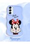 Samsung Galaxy A14 Compatible Case Camera Protector Blue Silicone Couple Phone Case Cute Pattern - 2