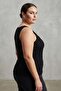 Trend42Plus Large Size Thick Strap Basic Top-Black - 3