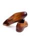 Tan Color Lace-Up Genuine Leather Men's Shoes - 2