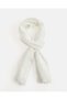 Girls Ivory Solid Scarf - 2